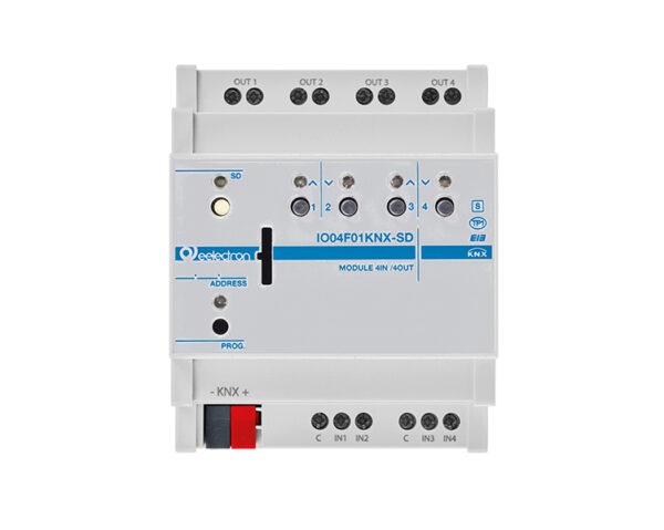 MODULO DIN UNIVERSALE 4 IN / 4 OUT PLUS