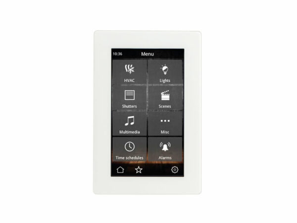 4.3" KNX capacitive touch panel - Glass - White