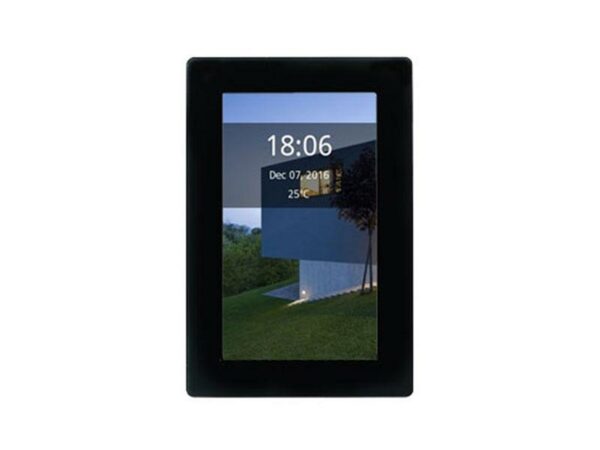 4.3" KNX capacitive touch panel - Glass - Black