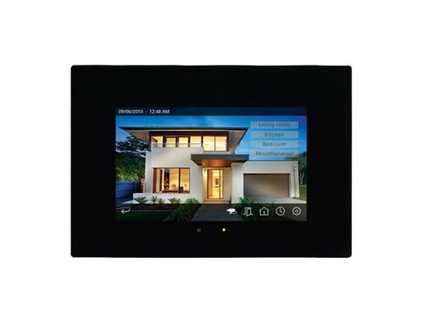 7" capacitive touch panel IP door phone glass BLAC