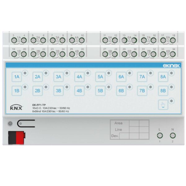 EKINEX ATTUATORE 16 OUT 10A MULTIFUNZIONE