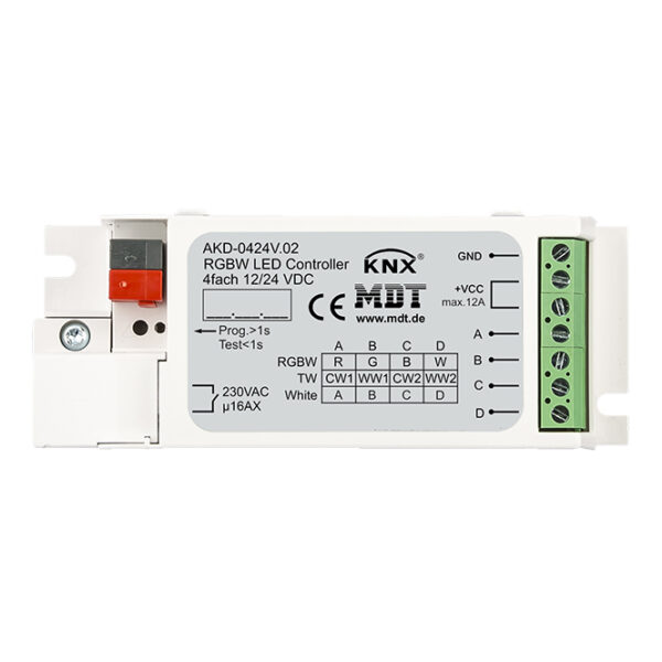 MDT AKD-0424V.02 LED controller 4-channel RGBW flu