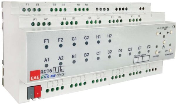 EAE KNX 16OUT 16IN Fancoil, Switch, Blind actuator - immagine 2