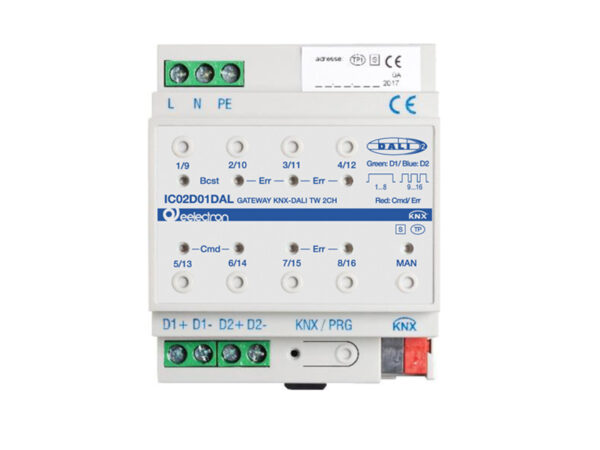 INTERFACCIA KNX-DALI - TW 2 Canali