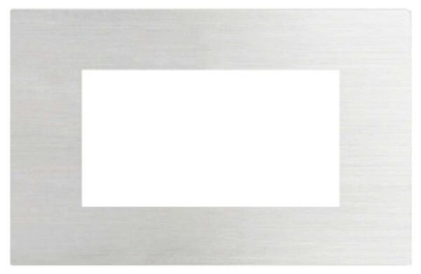 PLACCA 45 METAL SILVER - 4 MODULI - immagine 3