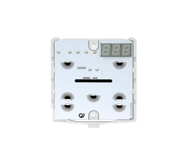 TERMOSTATO/UMIDOSTATO CAPACITIVO KNX BIANCO - immagine 2