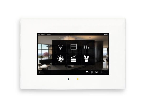 10.1" touch panel IPS disp,IP,door ph,glass, WHITE - immagine 2