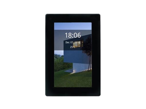 4.3" KNX capacitive touch panel - IP glass BLACK - immagine 2