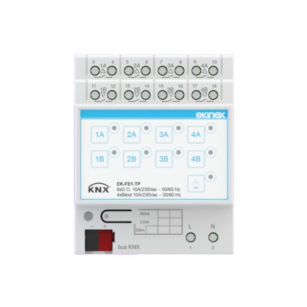 EKINEX ATTUATORE 08 OUT 10A MULTIFUNZIONE - immagine 2